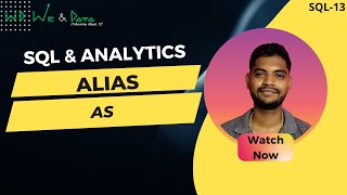 ALIAS command AS in SQL || தமிழில் || Tamil || SQL-13 || Explained|| We & Data