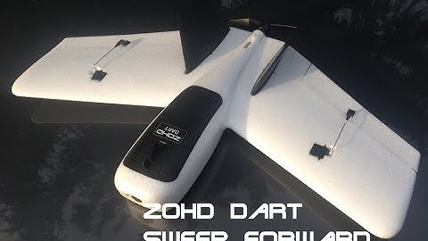 ✈ ZOHD Dart sweepforward - first flights [HD]