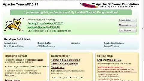 Instalación del servidor web tomcat en windows 7