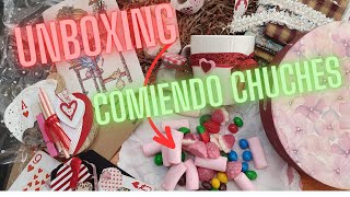 umboxing comiendo chuches