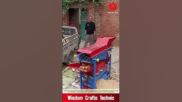 Automatic corn peeling machine: efficient corn skin husk peeler and corn thresher