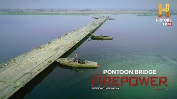 Watch Indian Army Engineers build a floating bridge in just hours!