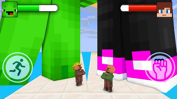 JJ vs Mikey GIANT RUSH Game - Maizen Minecraft Animation