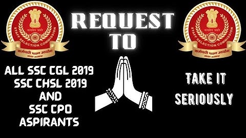 Request to All the selected Aspirants // please share this video // skip SSC CHSL 2020 skill test
