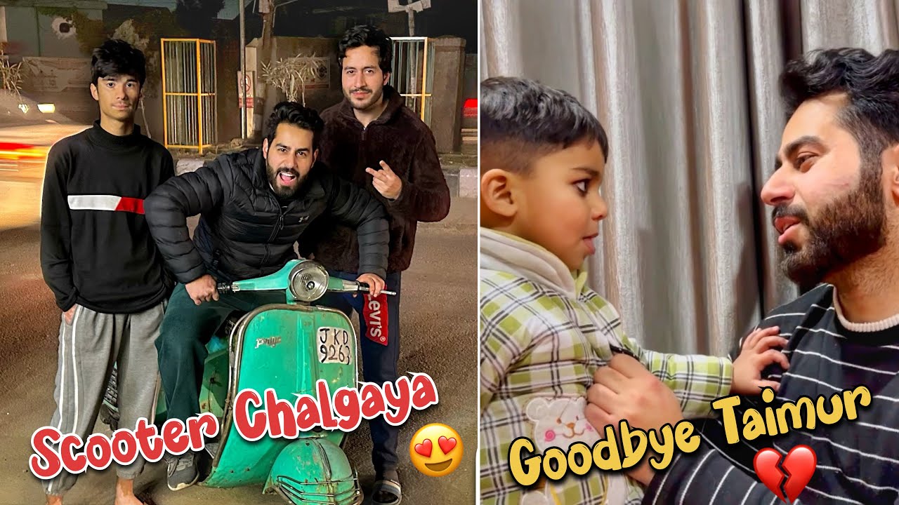 BMW Scooter Start Hogaya 😍 Taimoor U.P Chala Gaya 💔 - YouTube
