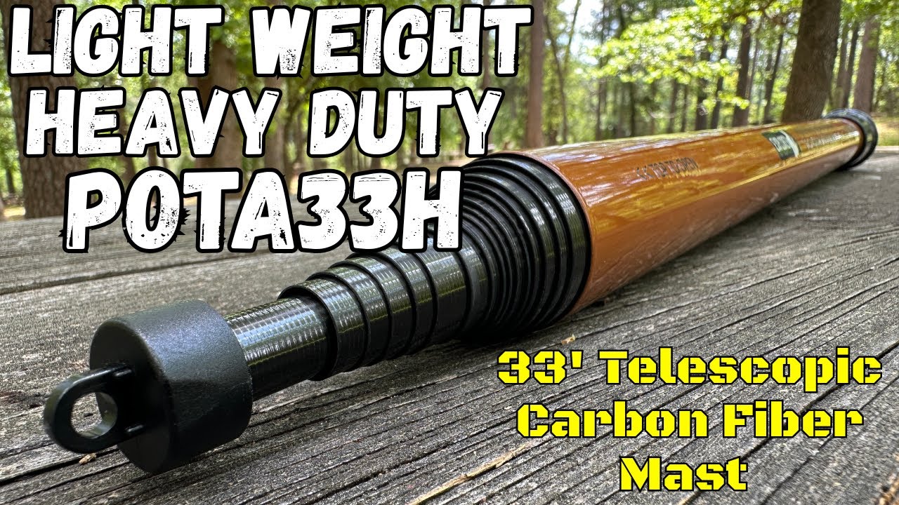 Gigaparts Explorer POTA33H Heavy Duty Carbon Fiber Telescopic Mast