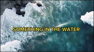 SOMETHING IN THE WATER (LYRICS SONG VIDEO) Resimi