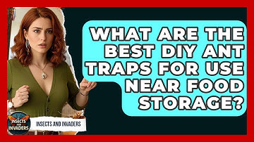 What Are The Best DIY Ant Traps For Use Near Food Storage? - Insects and Invaders