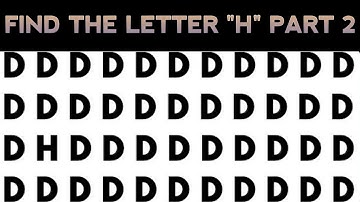 Can you spot the odd letter "H"out,? Easy medium and Hard levels S01E08..... PART 2