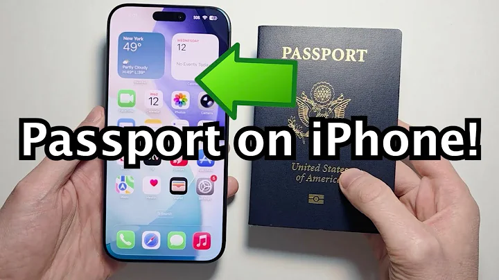 How to Add Passport (USA) to iPhone!