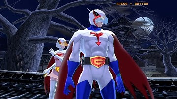 Tatsunoko vs Capcom Ultimate Allstars Ken the Eagle & Jun the Swan Gameplay Arcade Mode Ep2