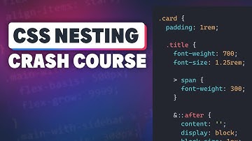 Getting started with CSS Nesting