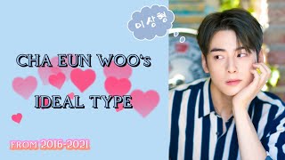 Cha Eun Woo’s Ideal Type I 2016-2021