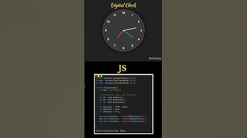 Digital Clock using HTML CSS & JS 😍 #digitalclock #htmltutorial #csstutorial #jstutorial #viral