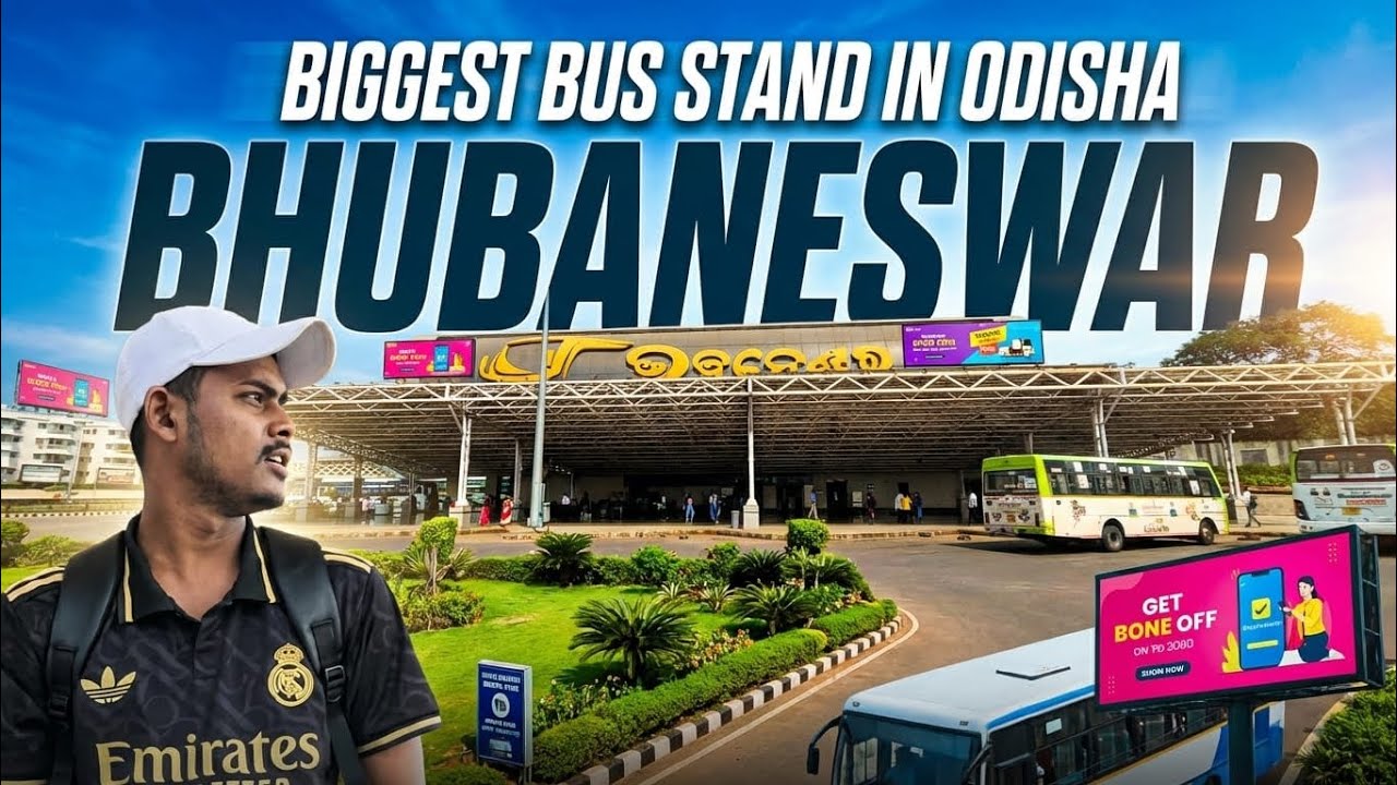 Biggest bus stand stand in Odisha Bhubaneswar Barmunda 