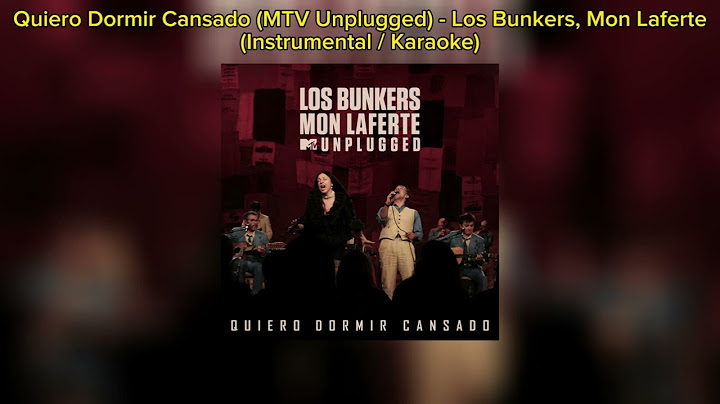 Quiero dormir cansado (version Karaoke 🎙️🎶🎵🎤)