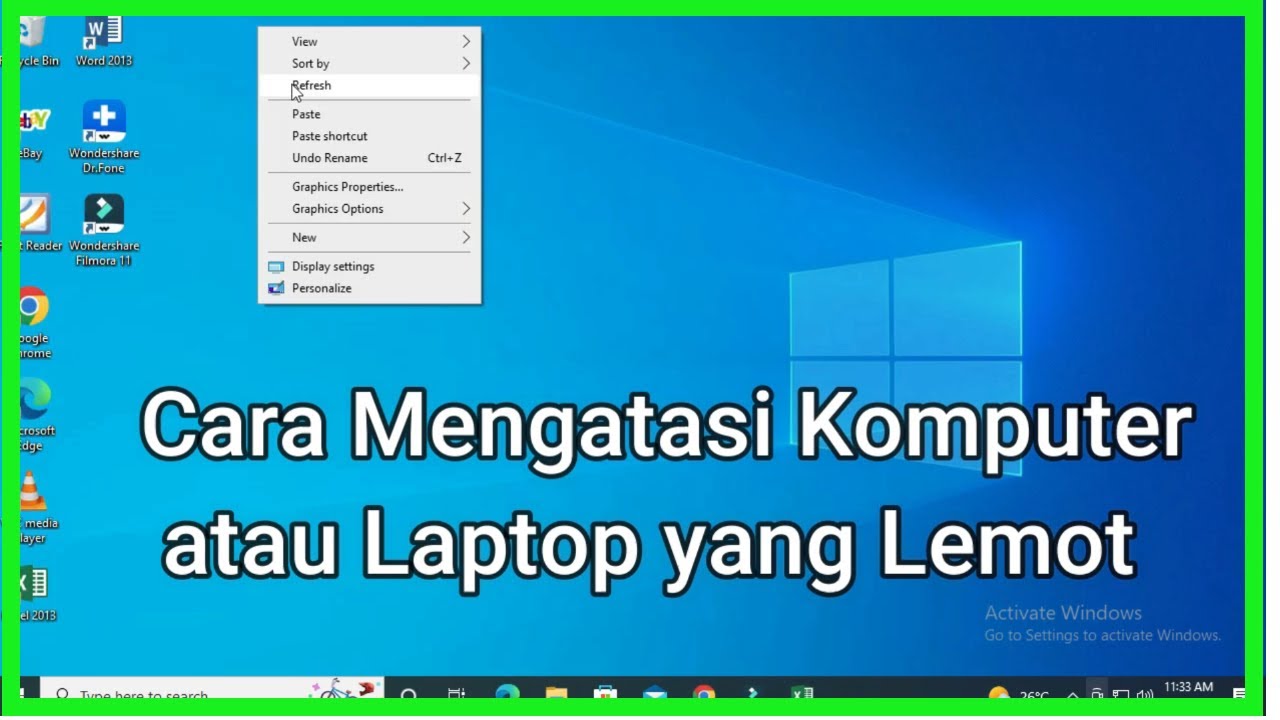 Cara Mengatasi Komputer Lemot