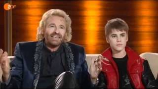 Talk with Justin Bieber on Wetten Dass..? (Germany the 19th March 2011)