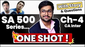 Ch 4 | SA 500 | SA 505 | SA 520 | SA 530 | SA 501 | SA 510 | SA 610 | Audit Evidence | May 25 | Sep