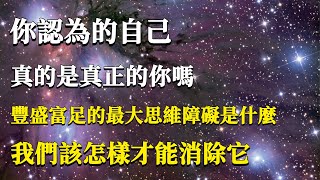 豐盛富足的最大思維障礙是什麼我們該怎樣才能消除它你認為的自己不一定是真正的自己#能量#業力#宇宙#精神#提升 #靈魂 #財富 #認知覺醒