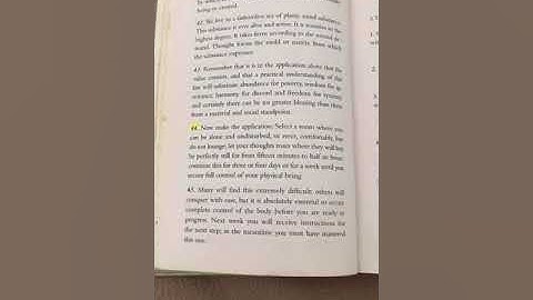 Exercise number one from the “master key system” Charles Hannel.