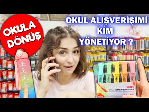 OKULA DÖNÜŞ Okul Alışverişimi Kim Yönetiyor!? EYVAH!! Siri sana ne oldu? Back To School Fenomen Tv