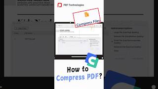 How to Compress PDF? #pdf#how #howto #shortsvideo #compresspdf #shorts