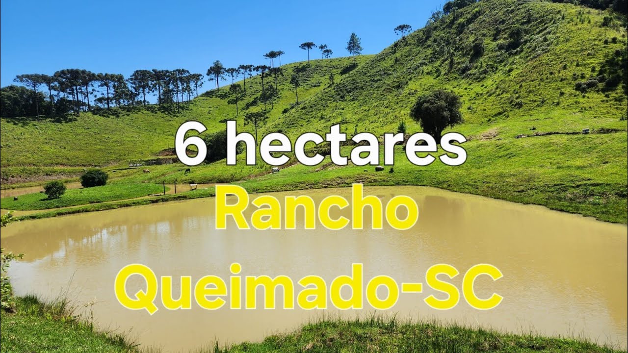 Paraíso das Águas na Serra. Sítio, terreno com linda vista, 6 hectares. Em Rancho Queimado SC...