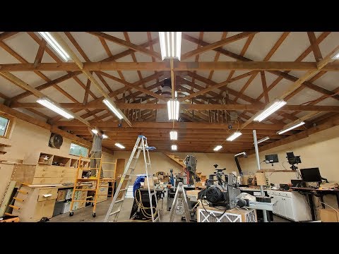 30×40 Shop Part 5: Electrical, Lighting, and Security