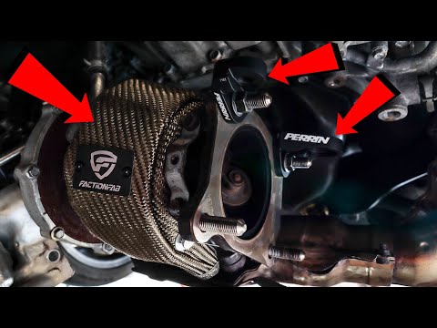 FactionFab TURBO BLANKET & PERRIN Turbo Support Bracket