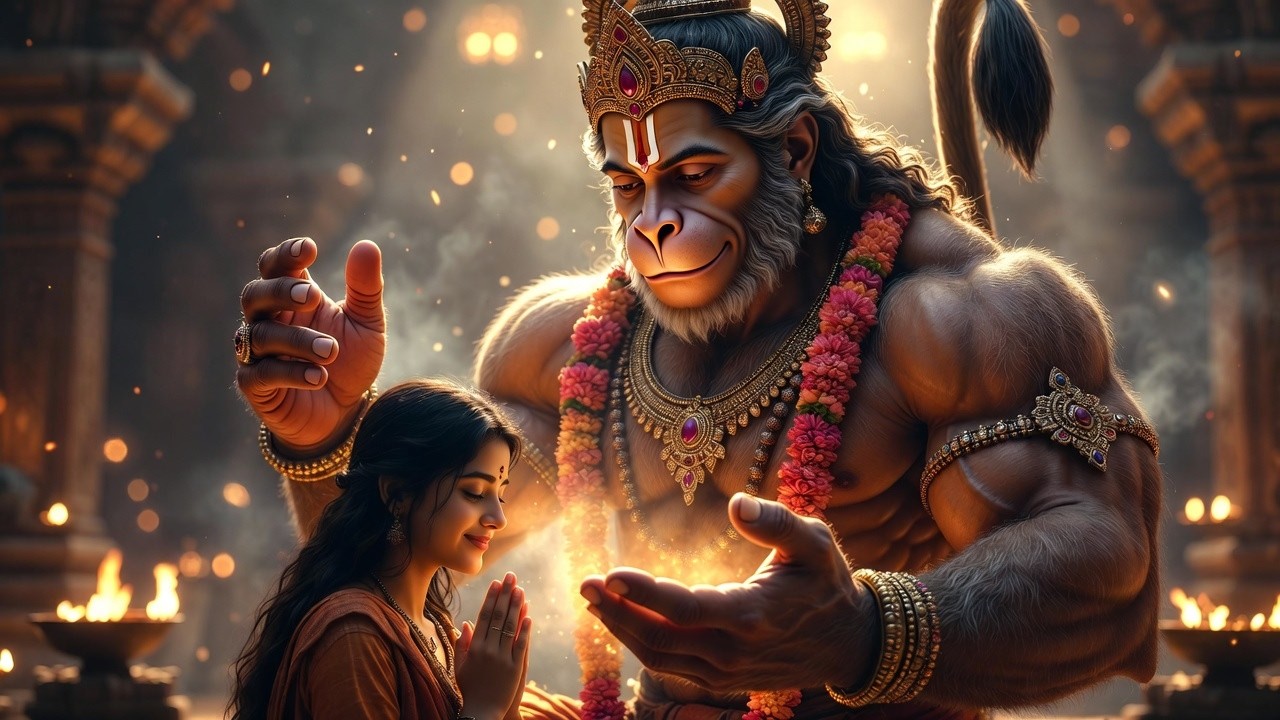 🚫 MANTRA DE PROTECCIÓN INSTANTÁNEA 🧿 Corta Ataques, Mal de Ojo y Maldiciones AHORA ⚔️ - Hanuman