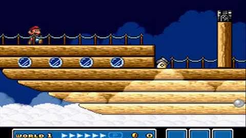 SMB3 for Super Mario All-Stars Custom Level #236 - Beta Ship Bounderies