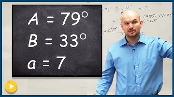 Find the missing measure of a triangle given AAS Law of Sines