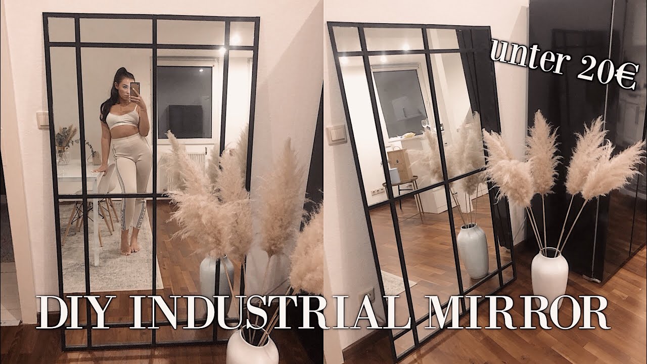 Diy Industrial Mirror Unter L Paulinamary Youtube