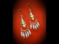 Chandelier Earrings using Beebeecraft supplies part A - Cheryl St.Pierre of Majestic Wire Artworks