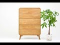 High Solid oak Dresser with 5 drawers SOL-3 High Solid oak Dresser with 5 drawers SOL-3