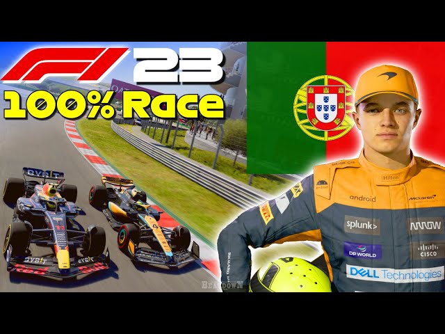 F1 23 - Let's Make Norris World Champion #24: 100% Race Portimão class=