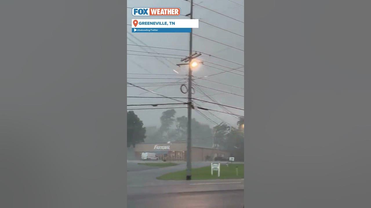Possible tornado spotted in greeneville tennessee youtube