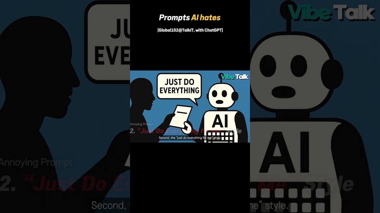 AI Speaks: Prompts I Hate the Most [TalkIT Global 