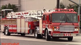 LAFD Task Force 21 & LASD Ford Explorer Responding