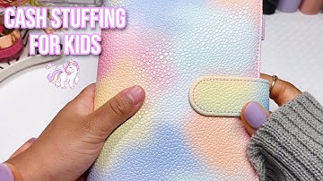 Cash Stuffing for Kids | SUNDAY FUND-AY | Kids Saving Challenges | Kids Cash Envelope Stuffing