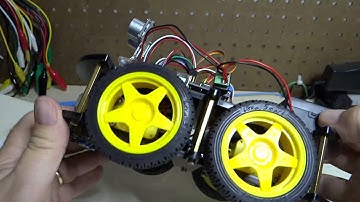 Elegoo SRC kit 41 Lesson 5 line tracking car final