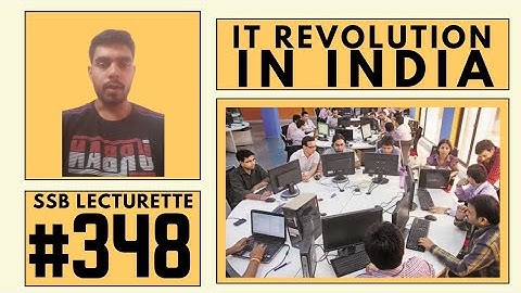 Most expected Lecturette Topics for SSB #348 | IT Revolution in India | Join now for Practice