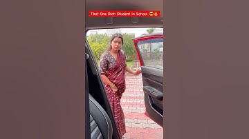 That One Rich Student in School 💰😎 #shorts #comedy #teratrigun #schoollife #richstudent