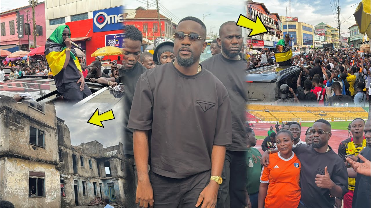 ЭКСКЛЮЗИВ🔥Саркоди штурмует крупнейшее детское гетто в Кумаси, Колумбия, и собирает огромную толпу...