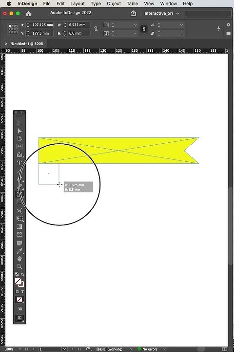 Shape the rectangle in indesign using direct selection tool #shortsfeed ...