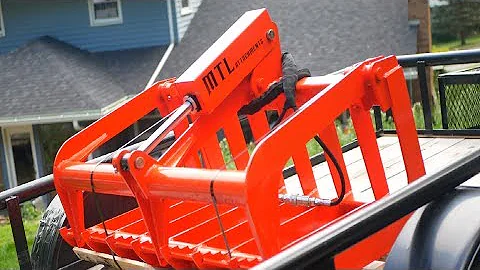 MTI Attachments VS. Everything Attachments Grapple + Installation - Kubota L2501 Part 1 Of 2