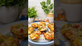 Stop scrolling!❌You’re making pizza wrong!No oven,no maida,no hassle!Enjoy these Katoris#pizza #food