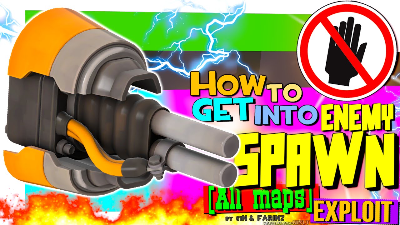 TF2: How to get into enemy Spawn (Short Circuit Exploit)