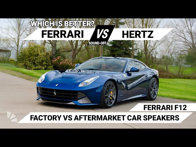 Why You MUST Upgrade Your Ferrari Audio System | JBL vs HERTZ class=